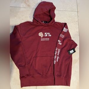 Darc Sport 5% Forever Utah Hoodie Rich Piana NEW.  Darcsport